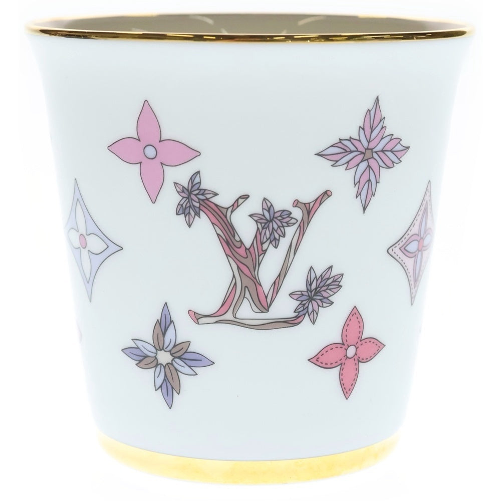LOUIS VUITTON(ルイヴィトン) モノグラムフラワー ポーセリン マグカップ 食器 ホワイト