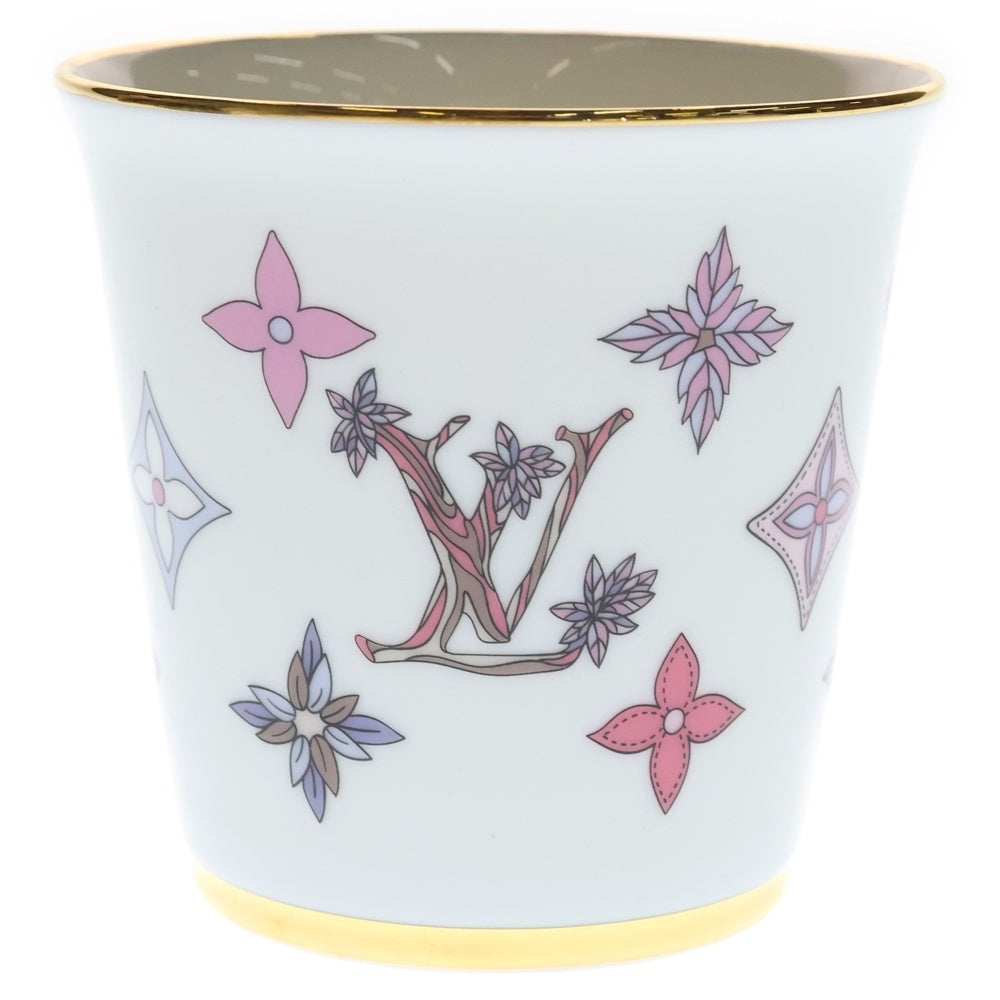 LOUIS VUITTON(ルイヴィトン) モノグラムフラワー ポーセリン マグカップ 食器 ホワイト