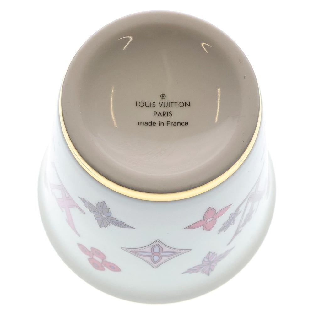 LOUIS VUITTON(ルイヴィトン) モノグラムフラワー ポーセリン マグカップ 食器 ホワイト