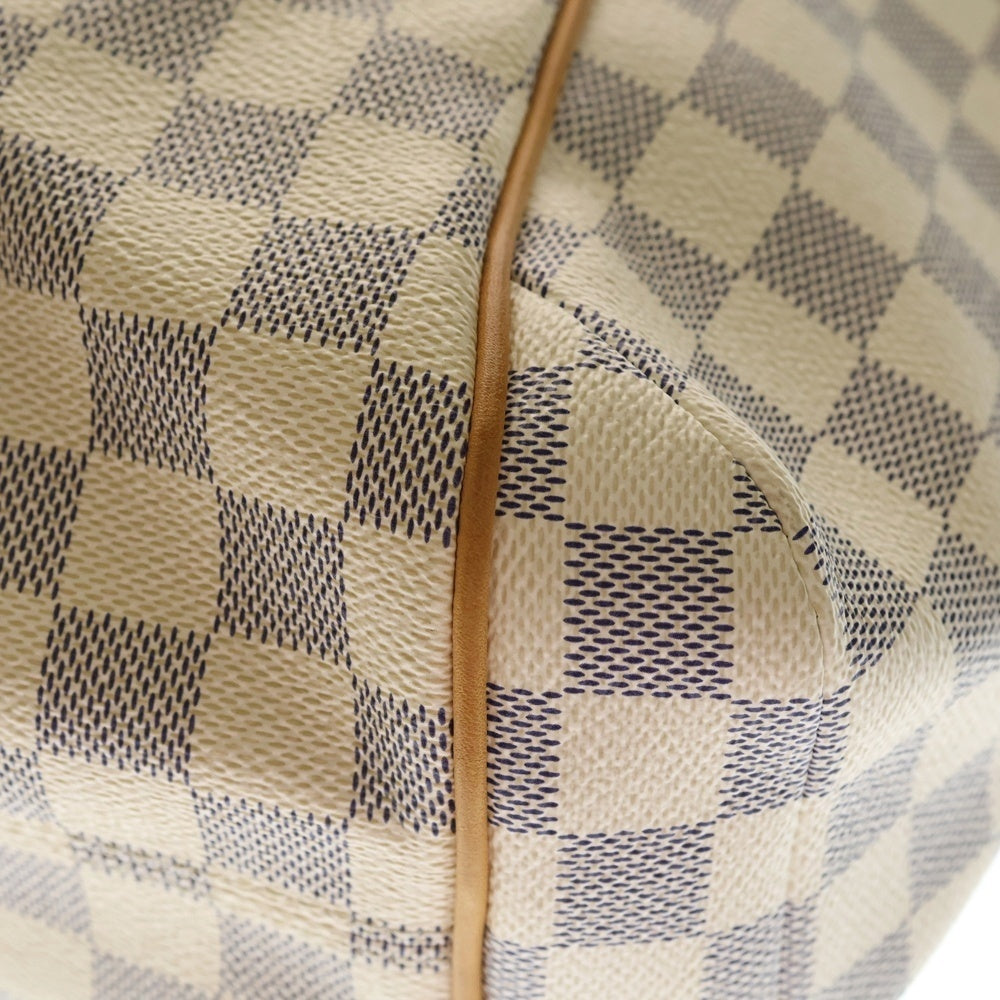 LOUIS VUITTON(ルイヴィトン) ダミエアズール トータリーPM トートバッグ ハンドバッグ ホワイト×ブラウン レザー×PVC N51261 ゴールド金具 レディース