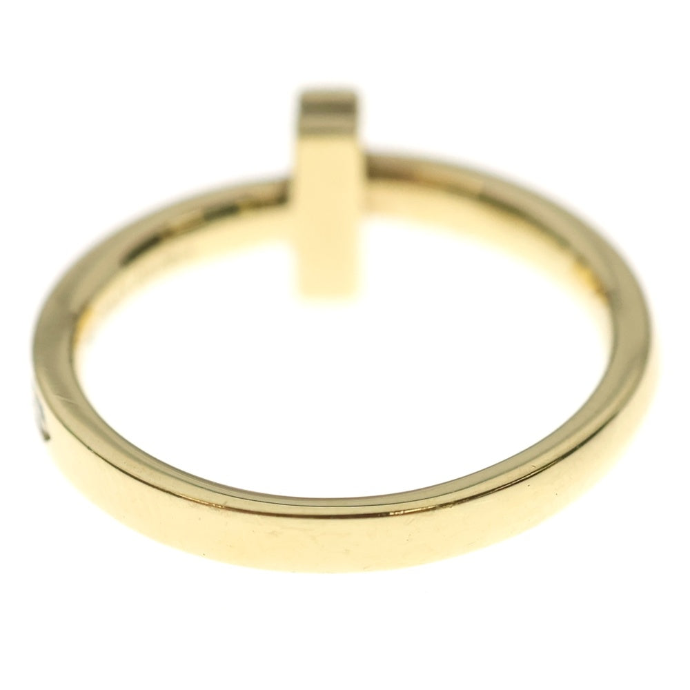 TIFFANY & Co.(ティファニー) Tワン ナロー ダイヤモンド リング 指輪 イエローゴールド Au750 YG ジュエリー