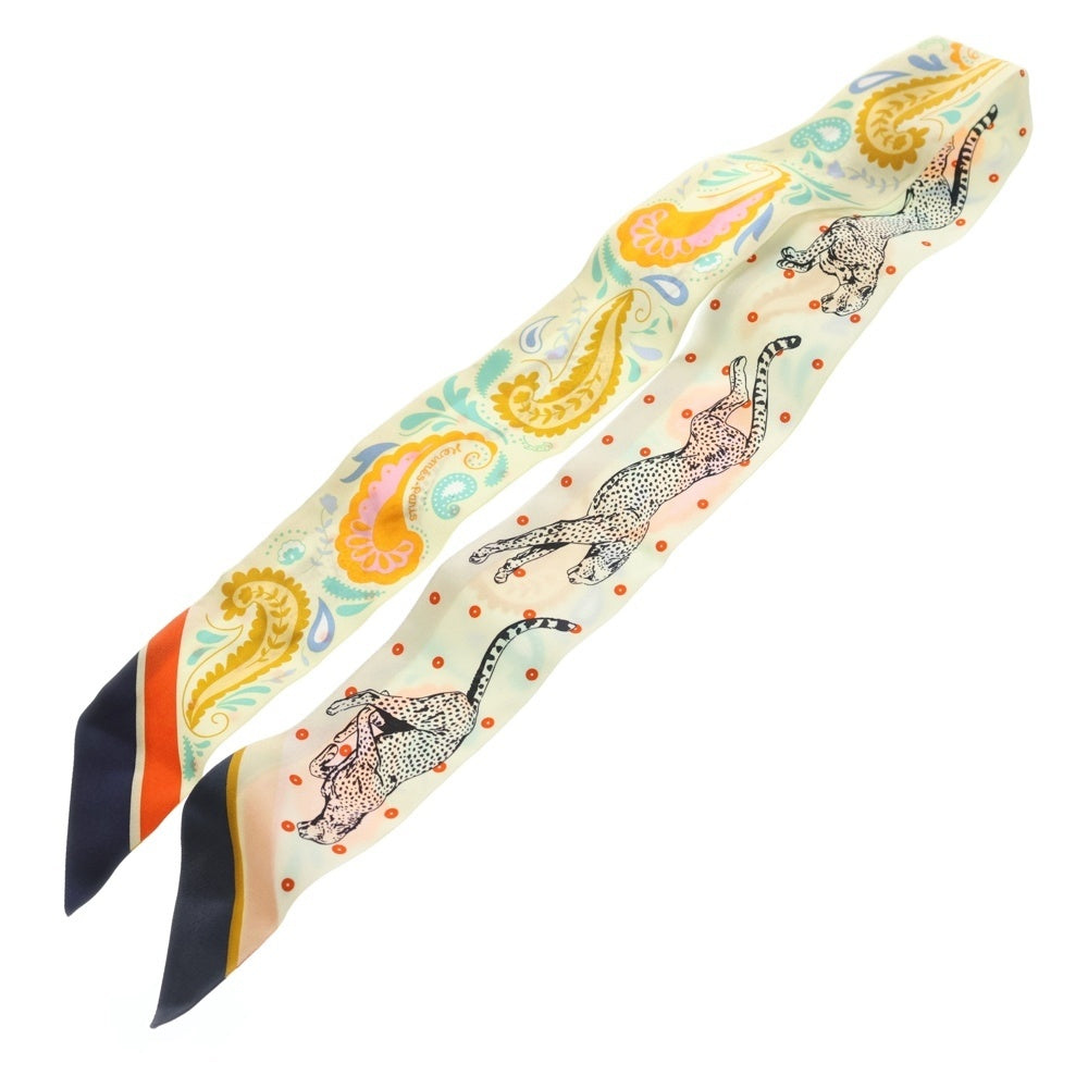 HERMES(エルメス) スカーフ ツイリー チーター・バンダナ マルチカラー レディース