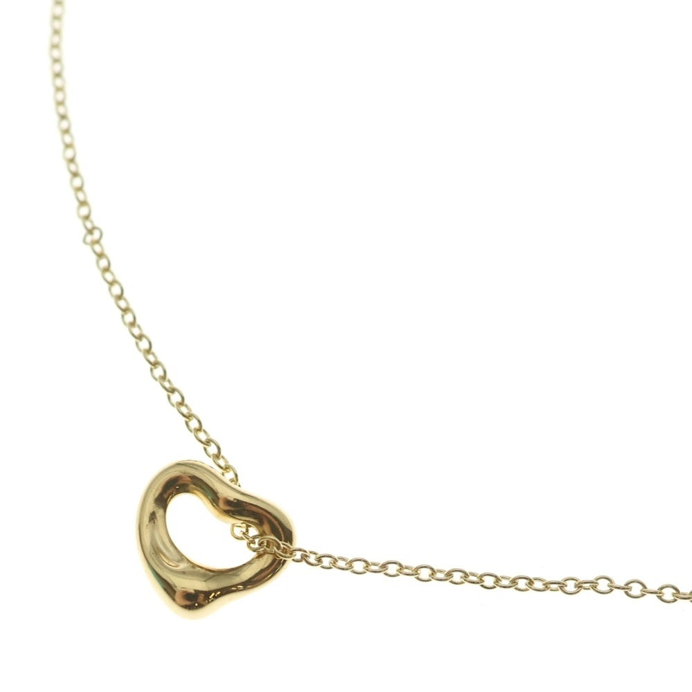 TIFFANY & Co.(ティファニー) エルサペレッティ オープンハートネックレス イエローゴールド Au750YG ジュエリー