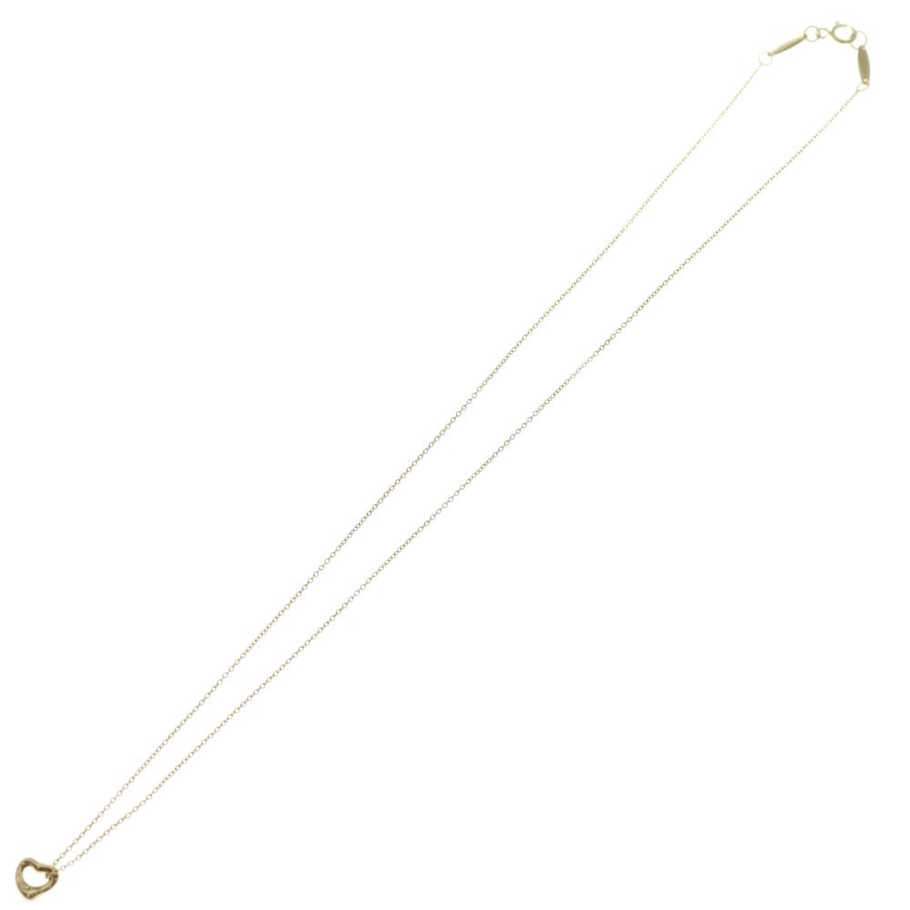 TIFFANY & Co.(ティファニー) エルサペレッティ オープンハートネックレス イエローゴールド Au750YG ジュエリー
