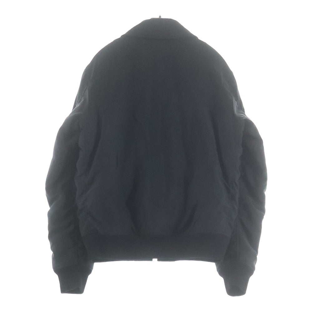 SAINT LAURENT PARIS(サンローランパリ) ジップアップ ボンバージャケット ブラック YP53202300553