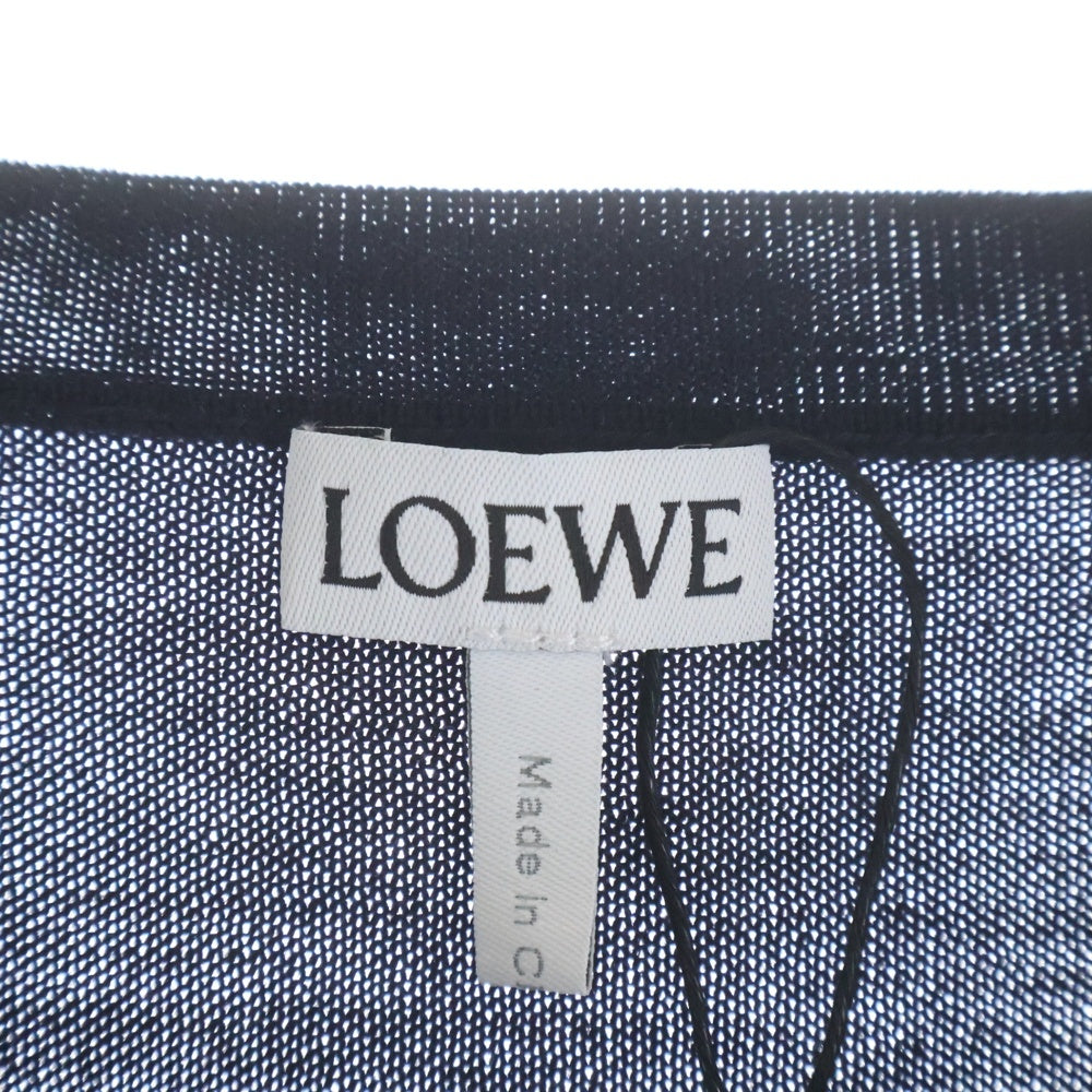 LOEWE(ロエベ) 長袖 セーター ネイビー レディース