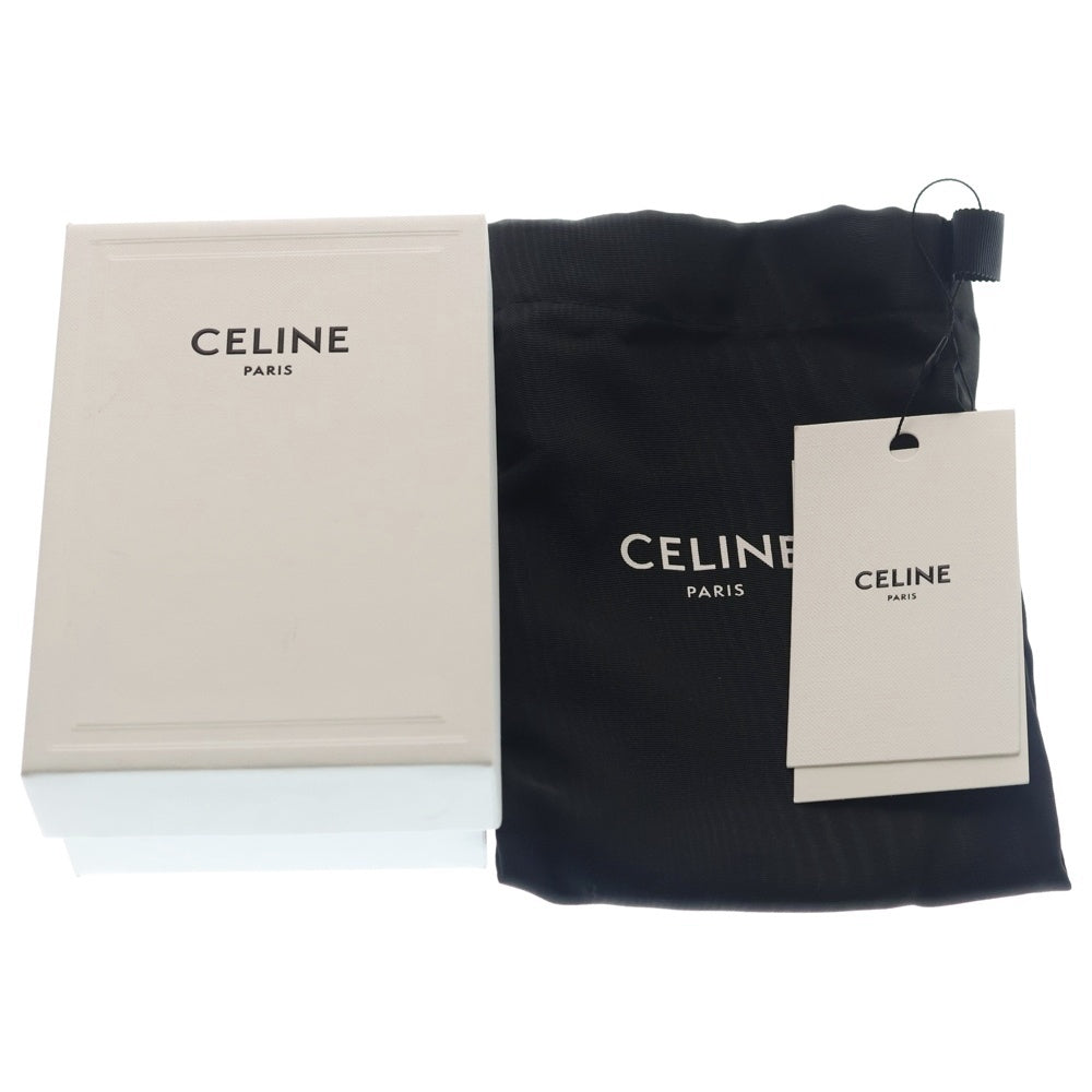 CELINE(セリーヌ) トリオンフ 三つ折り財布 コンパクトウォレット コインケース ブラウン レザー ゴールド金具 レディース