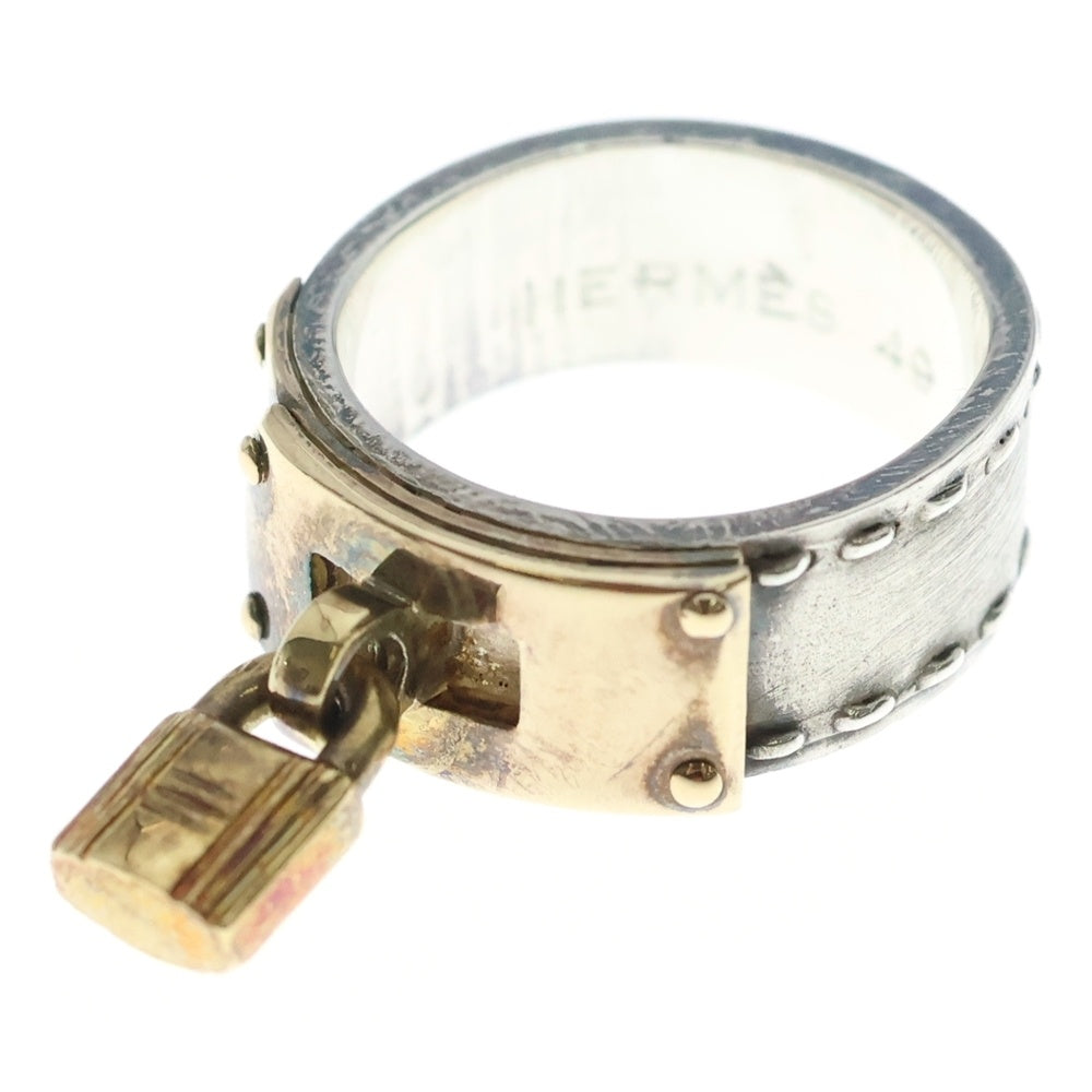 HERMES(エルメス) ケリー リング 指輪 シルバー×ゴールド Ag925 9.7g #49 9.7g レディース