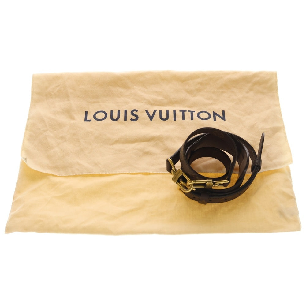 LOUIS VUITTON(ルイヴィトン) LVポートレート キーポルバンドリエール 25 2WAYバッグ ボストンバッグ ハンドバッグ ブラウン×ベージュ レザー×PVC M46678 ゴールド金具 レディース