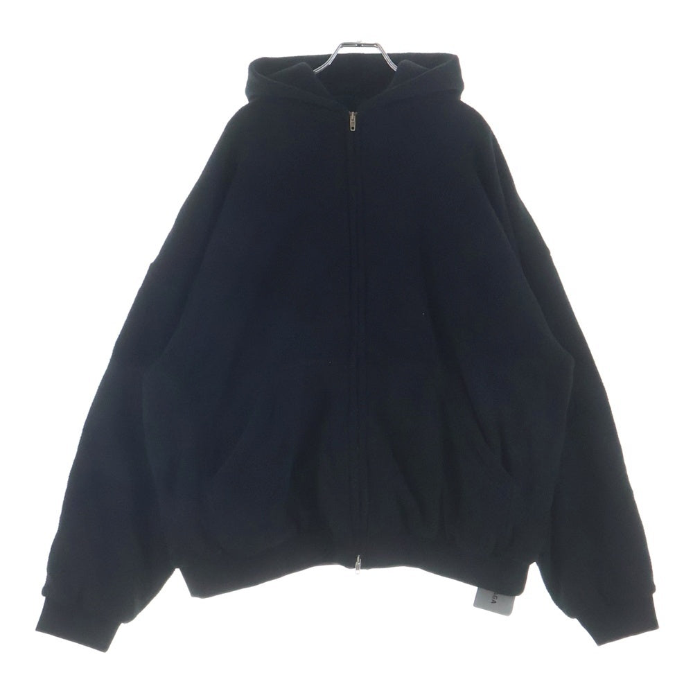 BALENCIAGA(バレンシアガ) pigalle hoodie バック グラフィックプリント フリース ジップアップ パーカー フーディー ブラック 768694