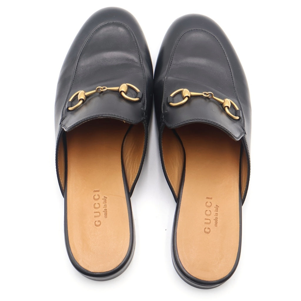 GUCCI(グッチ) ホーズビット ミュール ブラック レザー #36 423513 レディース