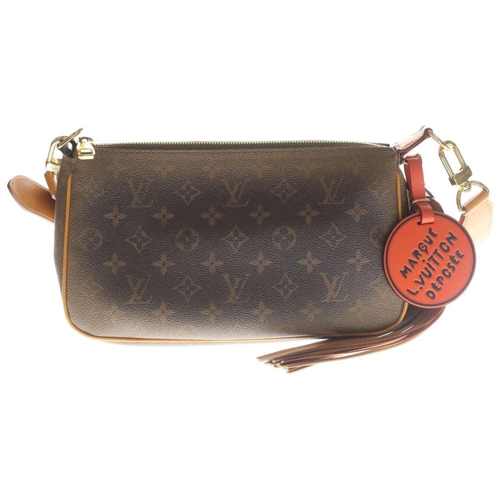LOUIS VUITTON(ルイヴィトン) ポシェットアクセソワールXL モノグラム ダスト PVC レザー ショルダーバッグ ブラウン M11623 レディース
