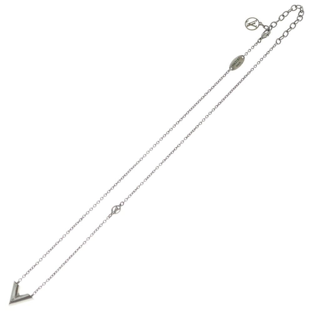 LOUIS VUITTON(ルイヴィトン) エッセンシャルV ネックレス ペンダント シルバー M63197 レディース
