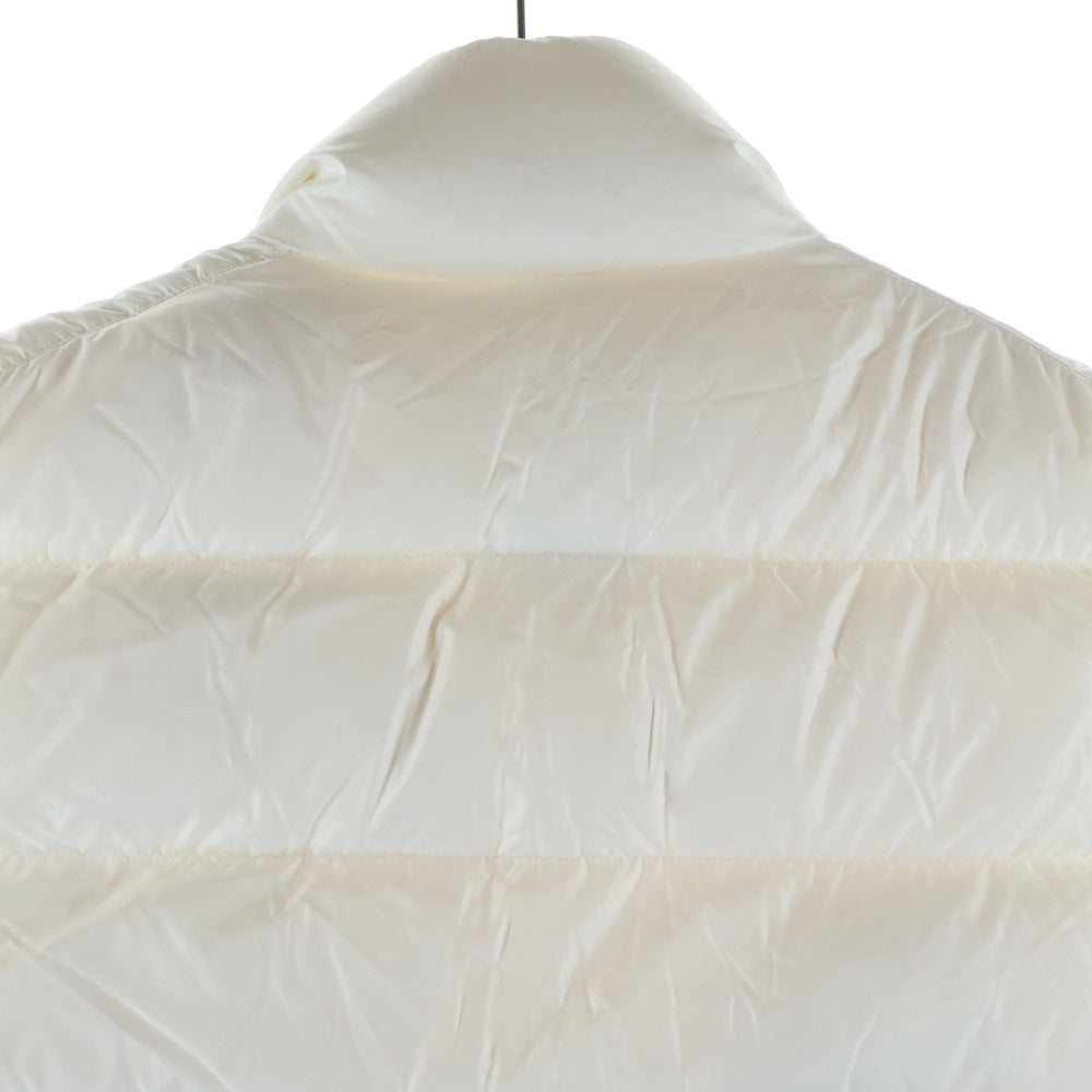 MONCLER(モンクレール) 22AW TIBB ワッペンロゴ ジップアップ ダウンベスト ホワイト H20911A00096 68950