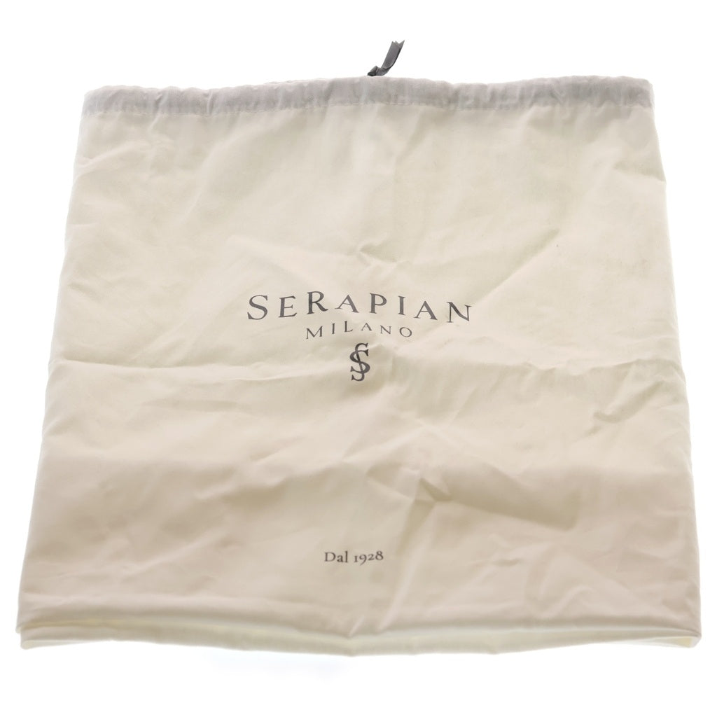 SERAPIAN(セラピアン) メッセンジャーバッグ ショルダーバッグ ブラック レザー レディース