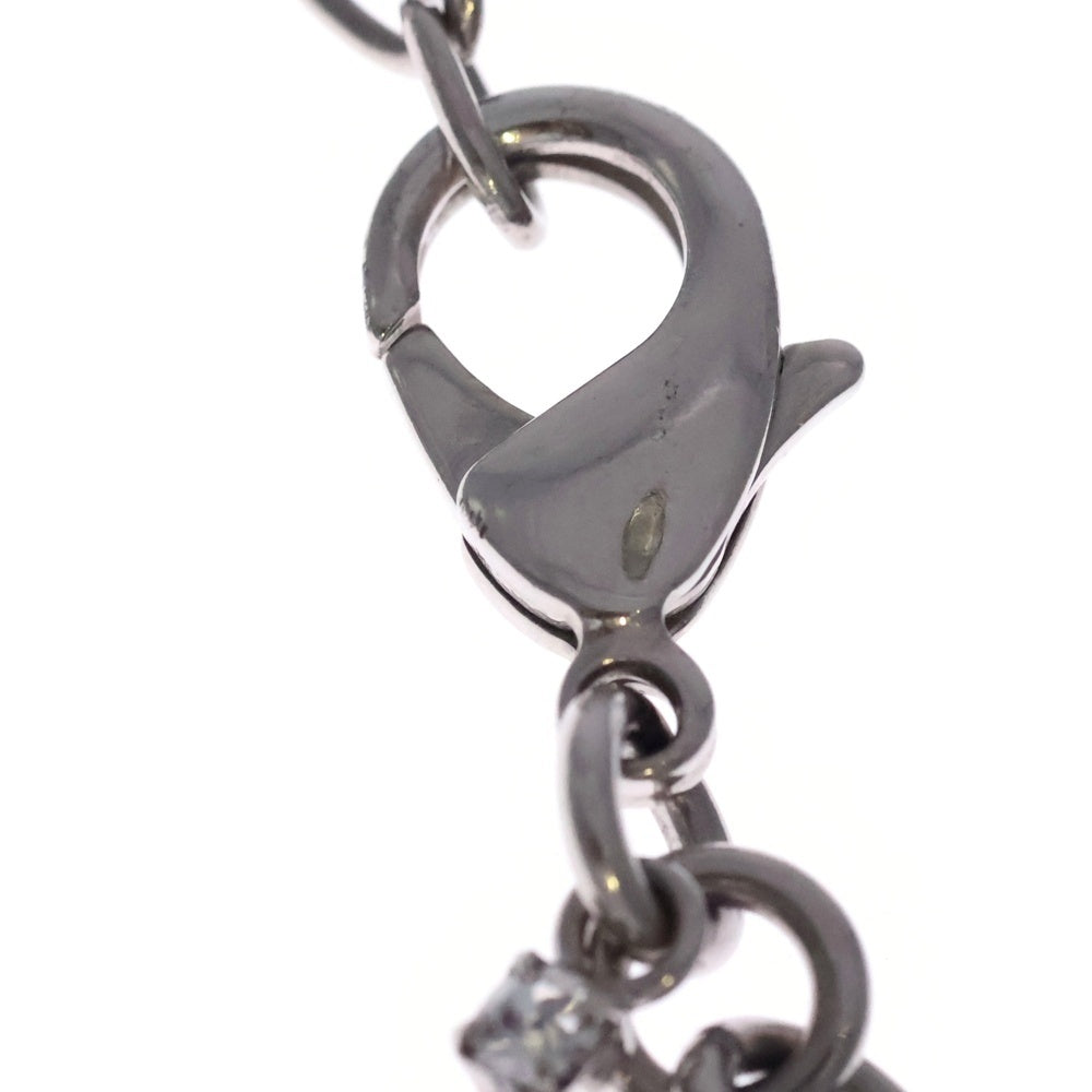 BALENCIAGA(バレンシアガ) Diy Bracelet ラインストーン シルバー チェーン ブレスレット バッグチャーム 836472TZB2S 5645 レディース