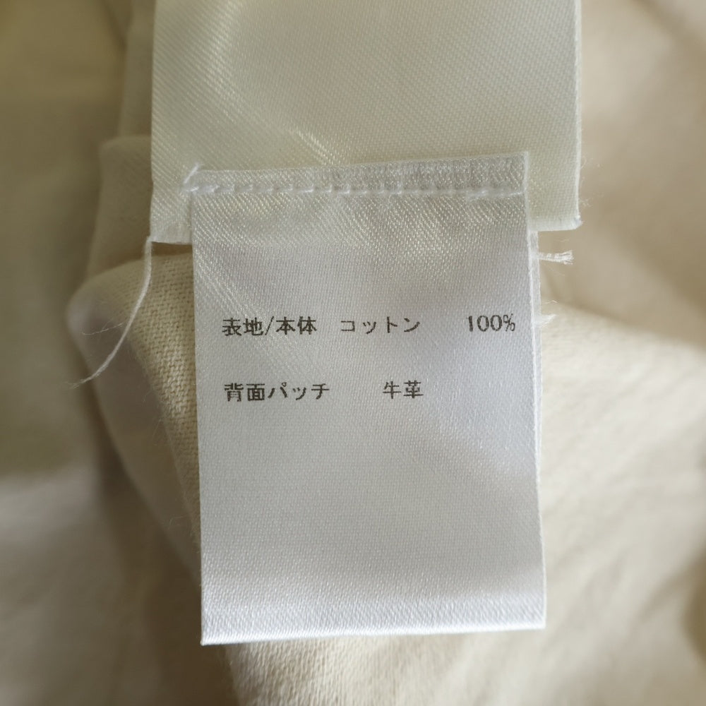 LOUIS VUITTON(ルイヴィトン) 26SS L.V.M. ロゴ刺繍 クルーネック 半袖Tシャツ カットソー ベージュ RM261M NPG HUY91W