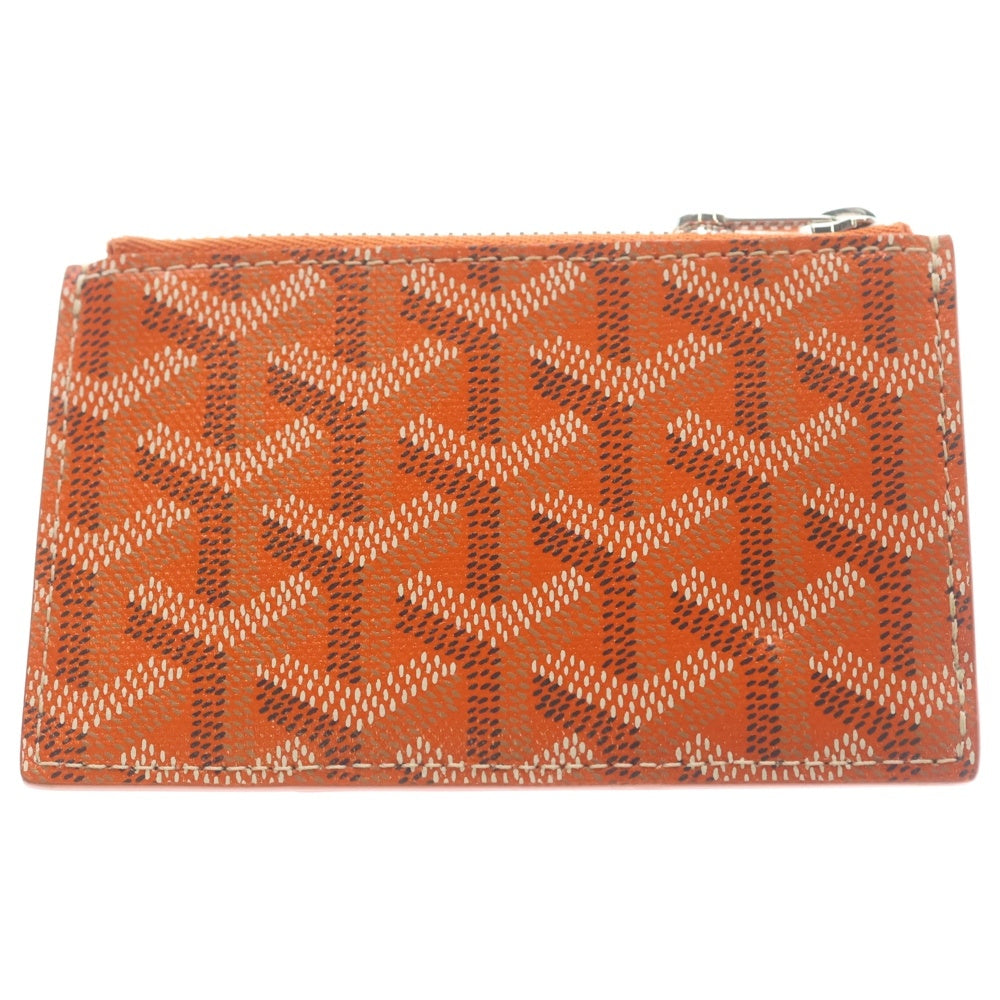 GOYARD(ゴヤール) ブルボン カードホルダー 名刺入れ カードケース オレンジ レザー レディース