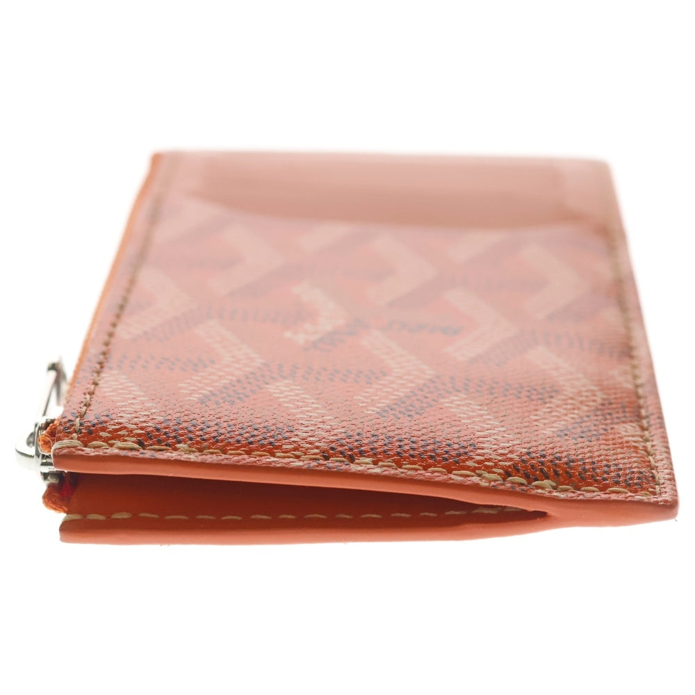 GOYARD(ゴヤール) ブルボン カードホルダー 名刺入れ カードケース オレンジ レザー レディース