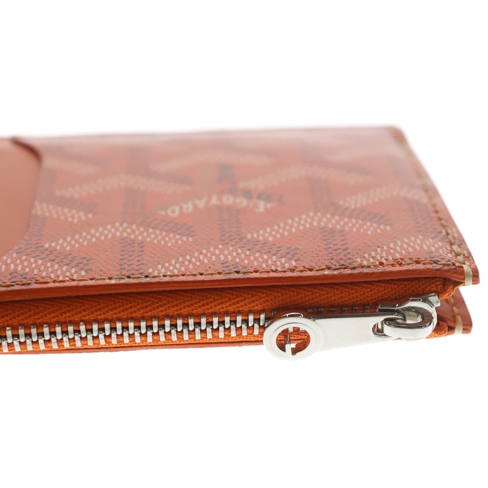 GOYARD(ゴヤール) ブルボン カードホルダー 名刺入れ カードケース オレンジ レザー レディース