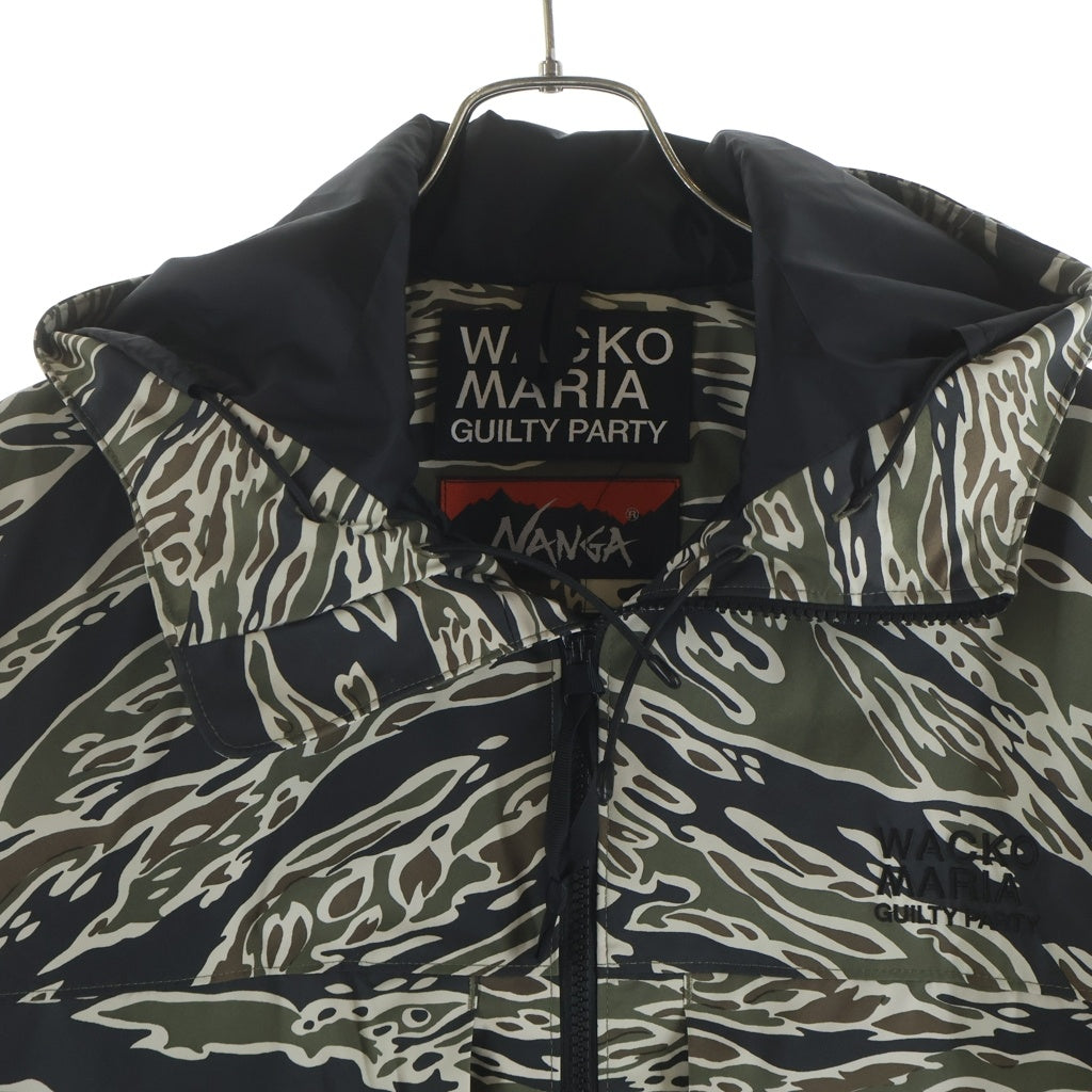 WACKO MARIA(ワコマリア) 25SS×NANGA TIGER CAMO MOUNTAIN PARKA ナンガ 迷彩 タイガーカモ 総柄プリント マウンテンパーカー カーキ