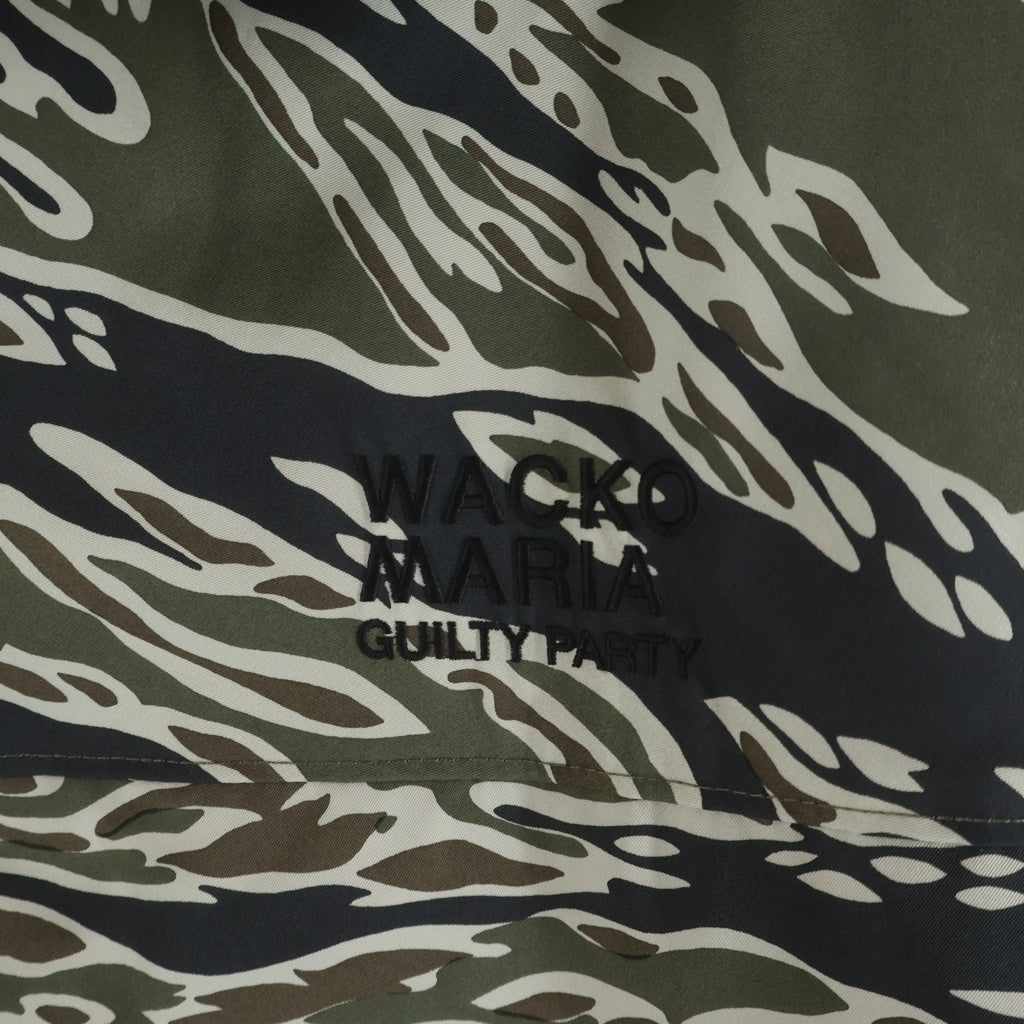 WACKO MARIA(ワコマリア) 25SS×NANGA TIGER CAMO MOUNTAIN PARKA ナンガ 迷彩 タイガーカモ 総柄プリント マウンテンパーカー カーキ