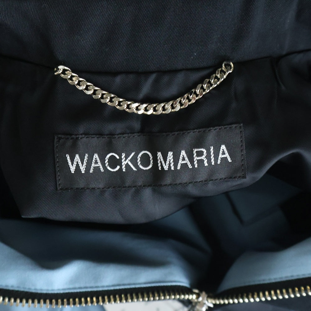 WACKO MARIA(ワコマリア) 26SS WESTERN JACKET (TYPE-2) レオパード柄 パイピング ジップアップ ウエスタンジャケット ブルー 26SS-WMO-BL09