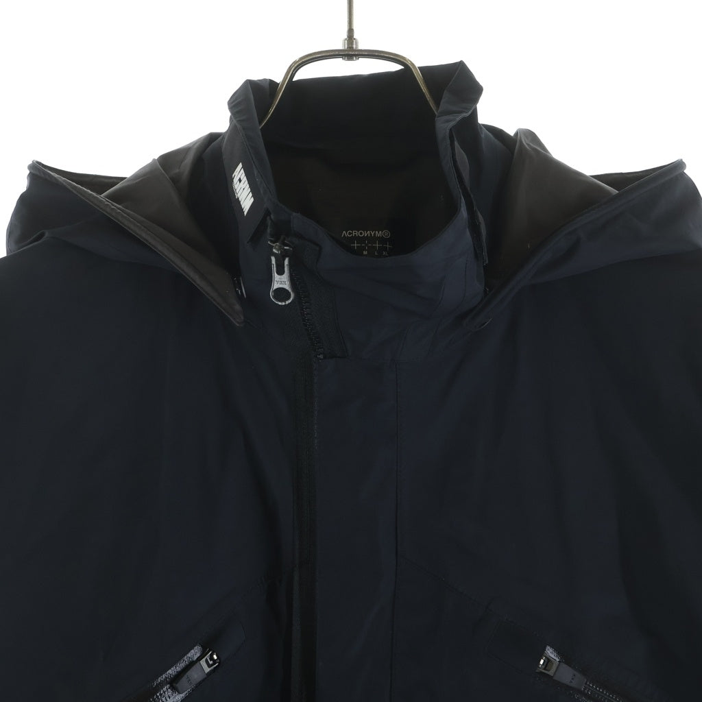 ACRONYM(アクロニウム) 2L GORE-TEX PACLITE PLUS INTEROPS JACKET ゴアテックス ナイロン ジップアップ ジャケット ブラック J1W-GTPL