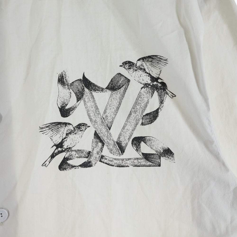 LOUIS VUITTON(ルイヴィトン) LV バード ロゴプリント 半袖シャツ アイボリー RM232 AVE HPS72W