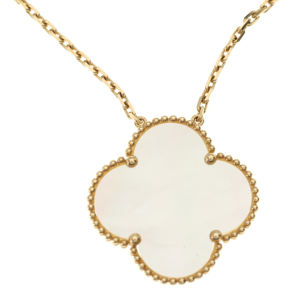 Van Cleef & Arpels(ヴァンクリーフアンドアーペル) マジックアルハンブラ 11モチーフ ロングネックレス マザーオブパール K18YG イエローゴールド VCARD79500 レディース