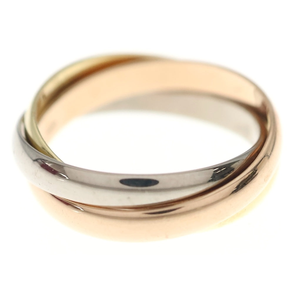 Cartier(カルティエ) トリニティ リング 指輪 ピンクゴールド×ゴールド×ホワイトゴールド Au750YG/PG/WG #47 レディース