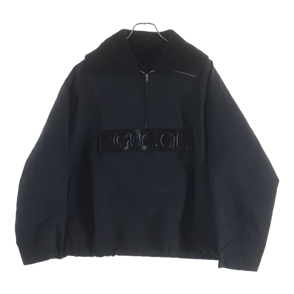 GUCCI(グッチ) アノラックハーフジップジャケット ライトジャケット ブラック #38 781308 レディース