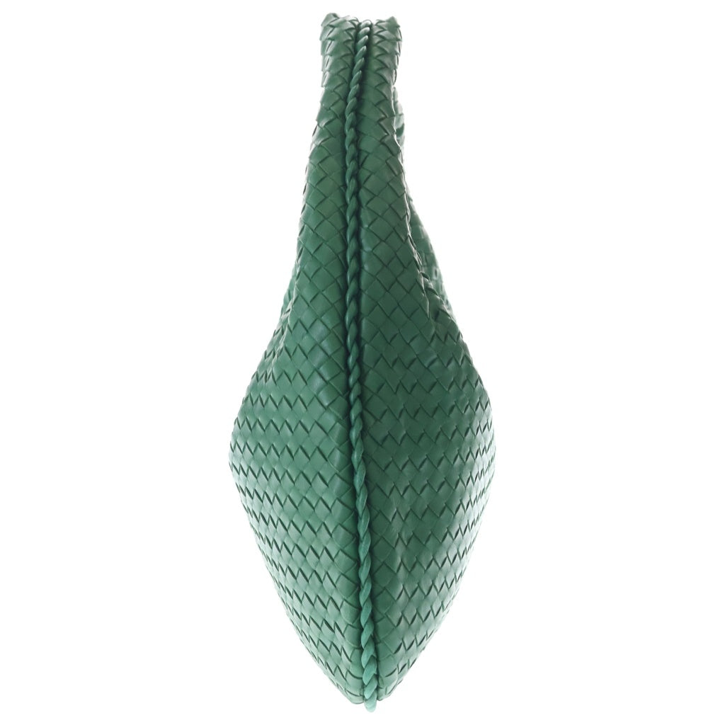 BOTTEGA VENETA(ボッテガヴェネタ) ホーボー イントレチャート レザー ワンショルダーバッグ グリーン レディース