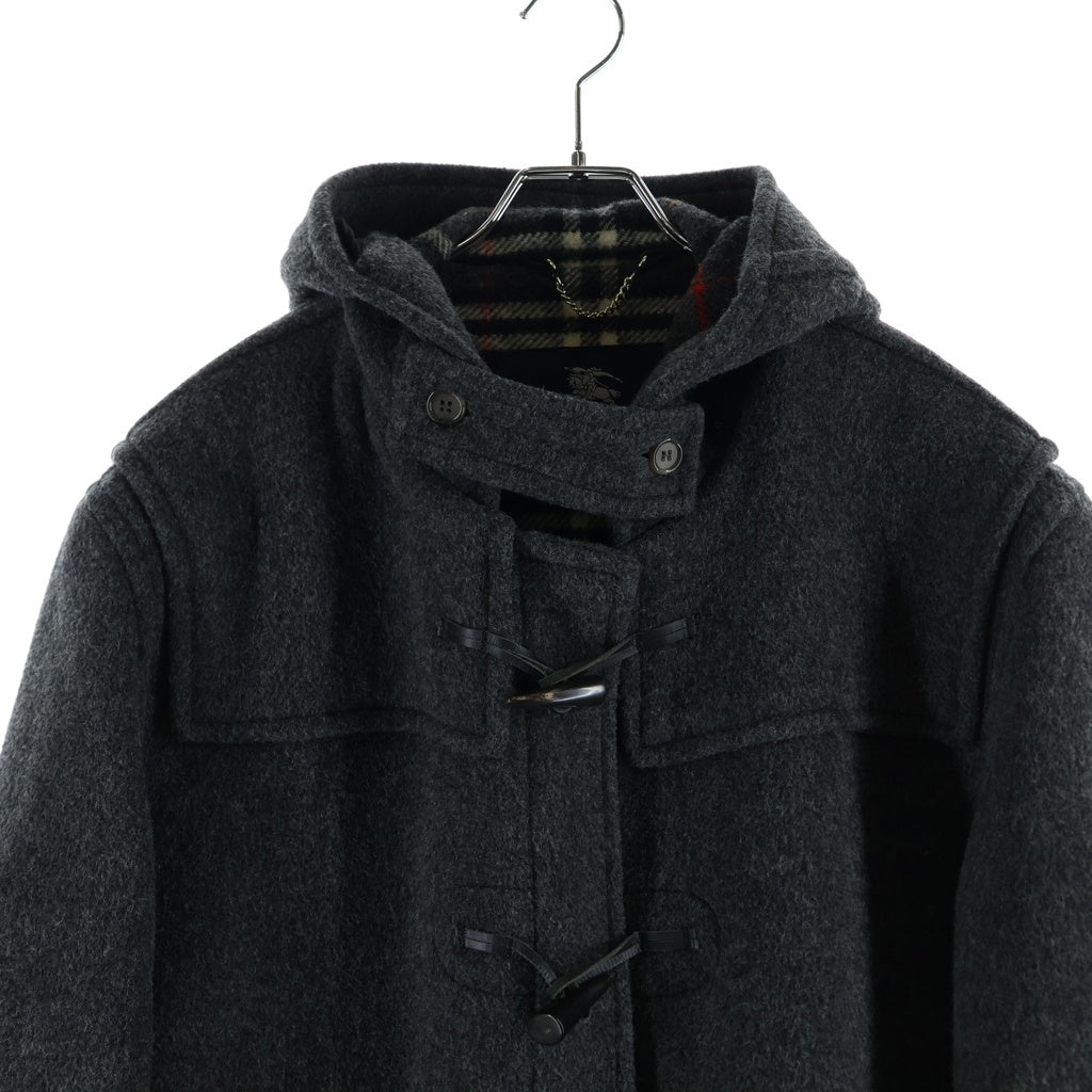 BURBERRY(バーバリー) ノバチェック ダッフルコート グレー