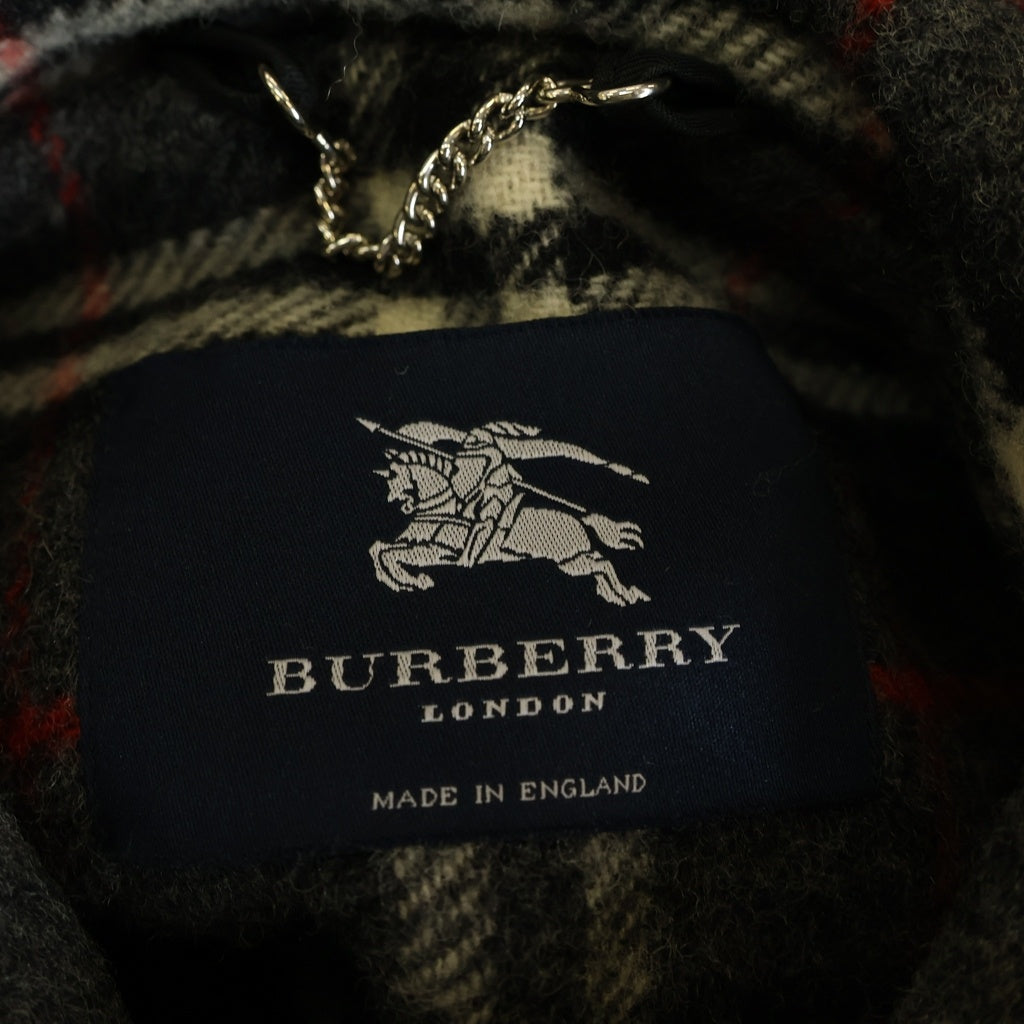 BURBERRY(バーバリー) ノバチェック ダッフルコート グレー
