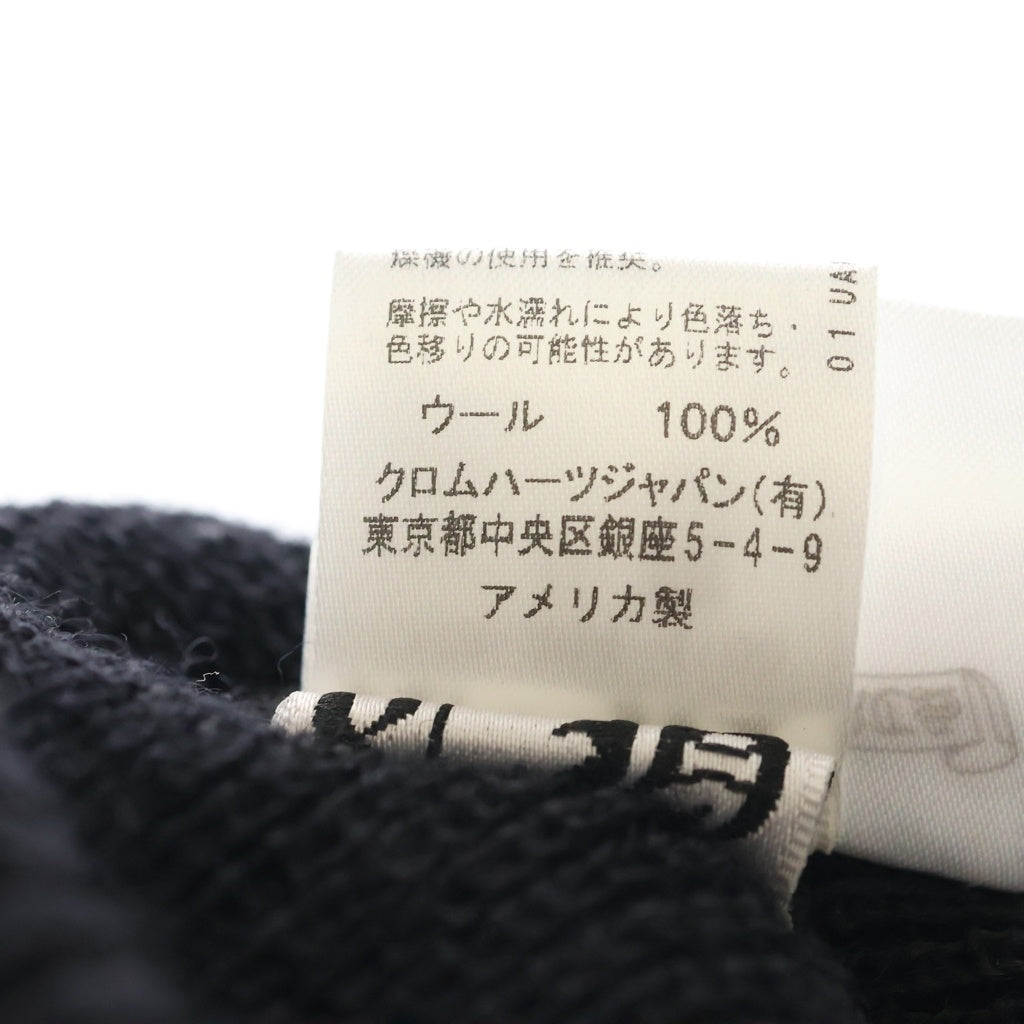 CHROME HEARTS(クロムハーツ) WOOL WATCH CAP CHプラス刺繍ビーニー ブラック ニットキャップ レディース