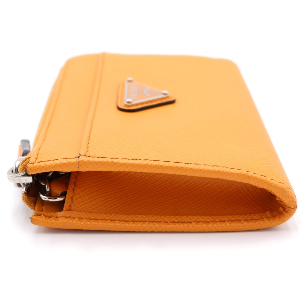 PRADA(プラダ) 2PP122 サフィアーノ キーケース アンバー レザー レディース