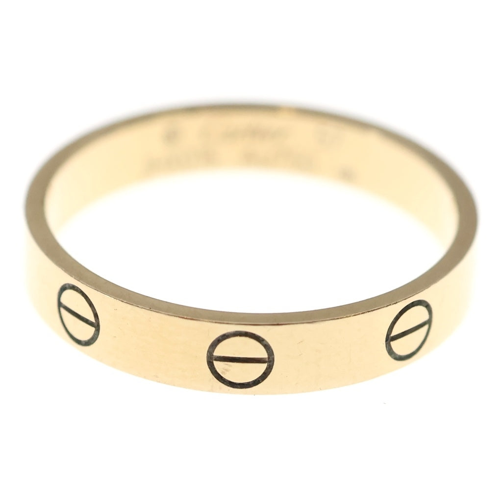 Cartier(カルティエ) ミニラブ リング ピンクゴールド Au750 #57 3.5g