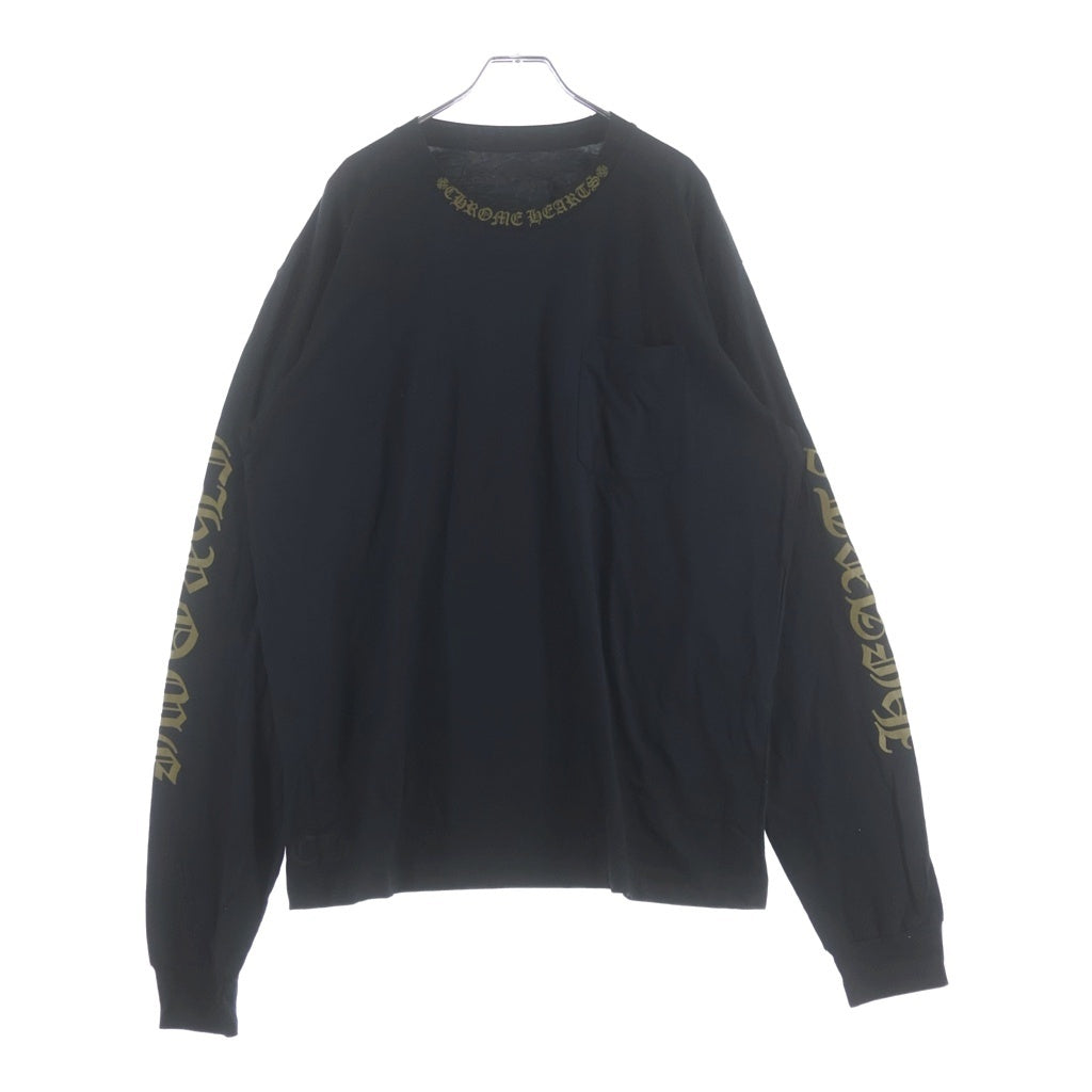 CHROME HEARTS(クロムハーツ) 26SS ネックロゴプリント ロングスリーブ