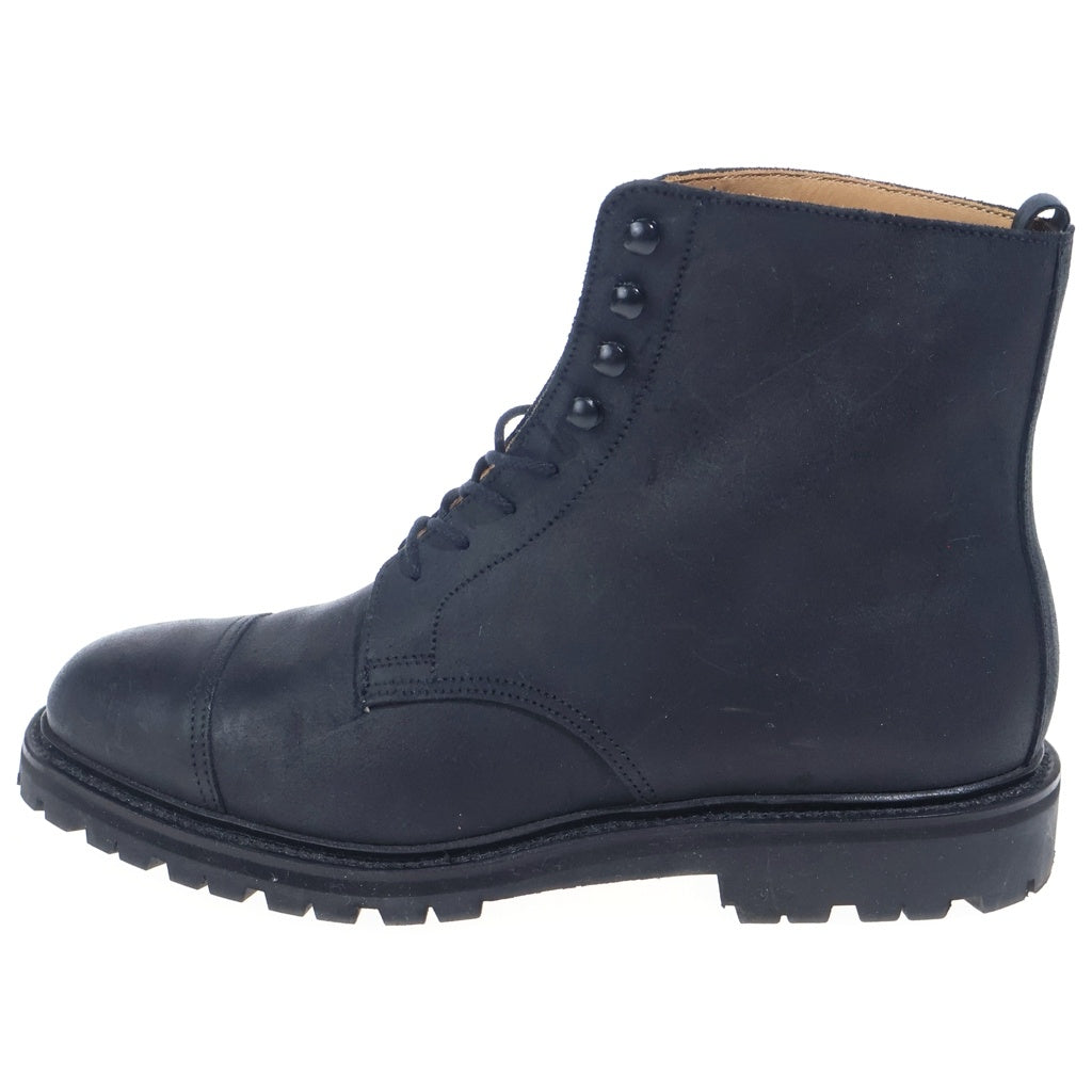 Crockett&Jones(クロケットアンドジョーンズ) コニストン2 カントリーブーツ ブラック レザー