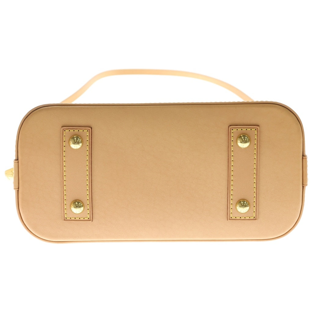 LOUIS VUITTON(ルイヴィトン) モノグラム アルマBB 2WAYバッグ ハンドバッグ ショルダーバッグ ブラウン レザー×PVC M46990 ゴールド金具 レディース