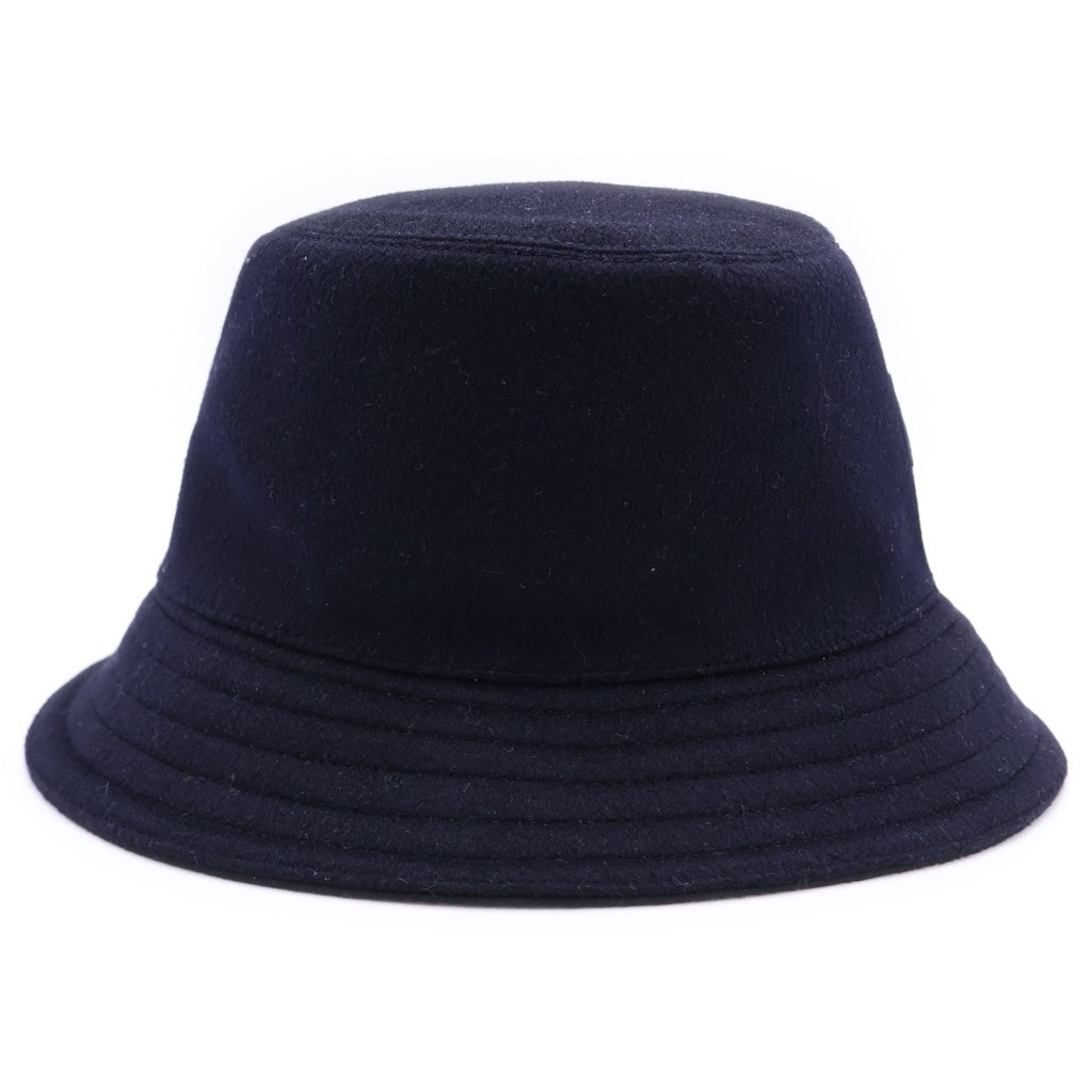 HERMES(エルメス) フレッド Hストライプ バケットハット ネイビー #57