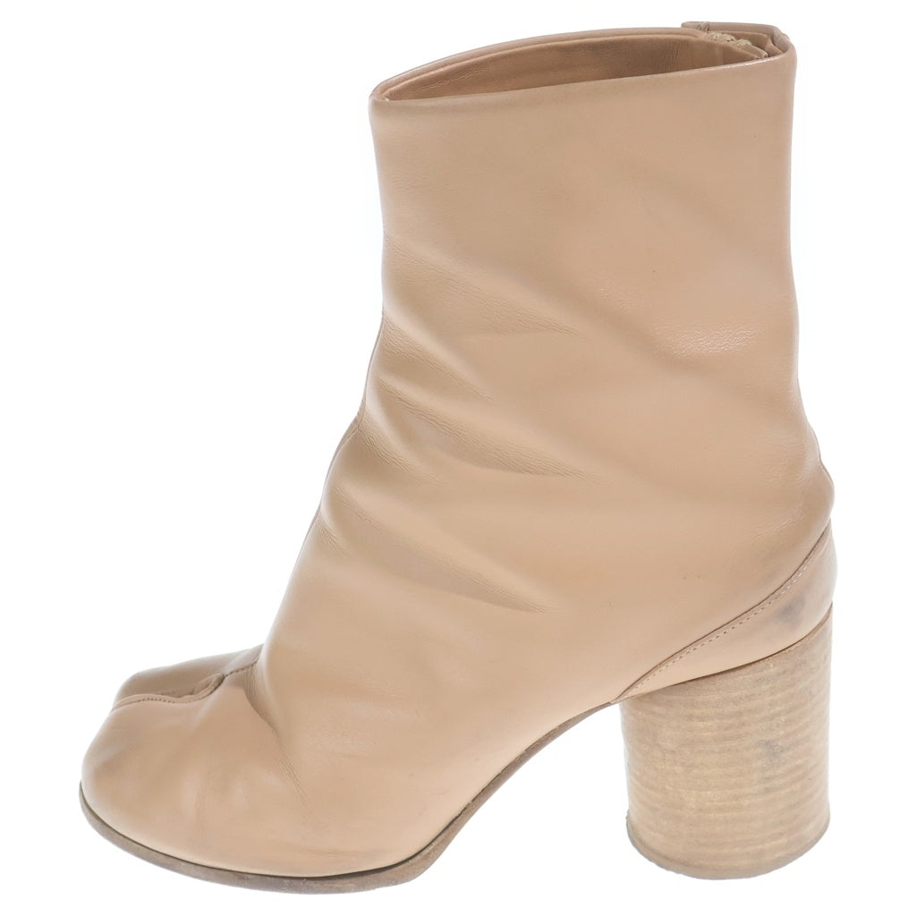 MM6 Maison Margiela(エムエムシックスメゾンマルジェラ) 22 TABI BOOTS 足袋ブーツ タビ ヒール ベージュ レディース