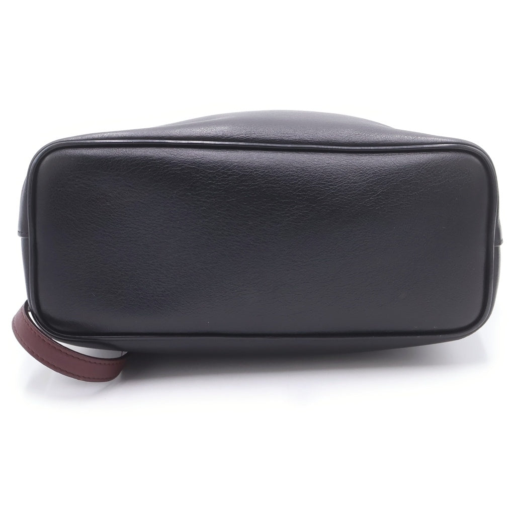 CELINE(セリーヌ) ソフトキューブ スモール 2WAYハンドバッグ ブラック×レッド レザー レディース
