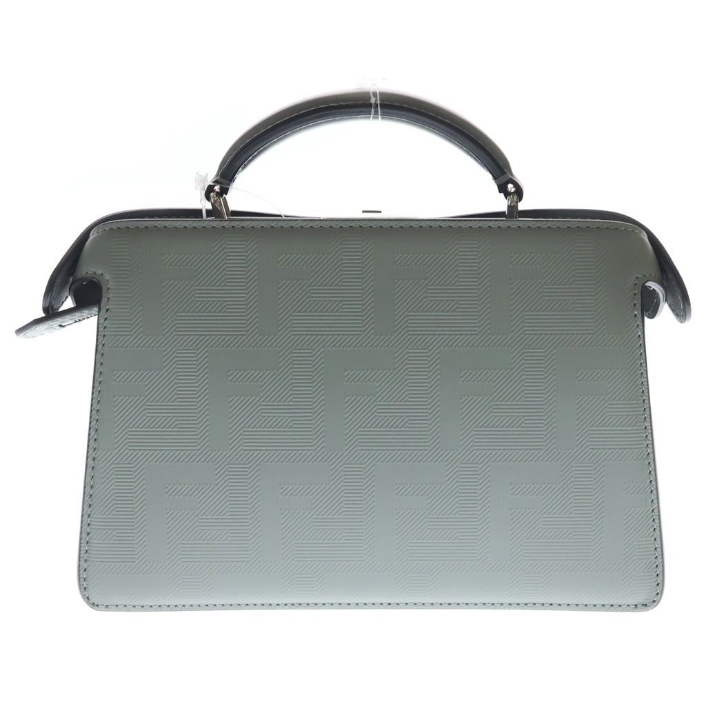 FENDI(フェンディ) ピーカブー ISeeU エックスクロス グレー レザー 7VA582 レディース
