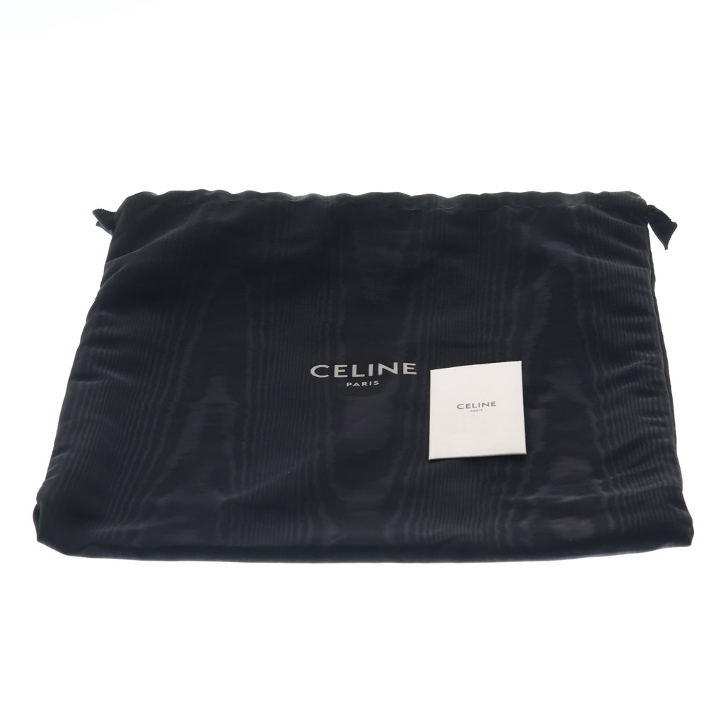 CELINE(セリーヌ) ラゲージ ナノ 2WAYバッグ ハンドバッグ ショルダーバッグ グレー レザー ゴールド金具 レディース