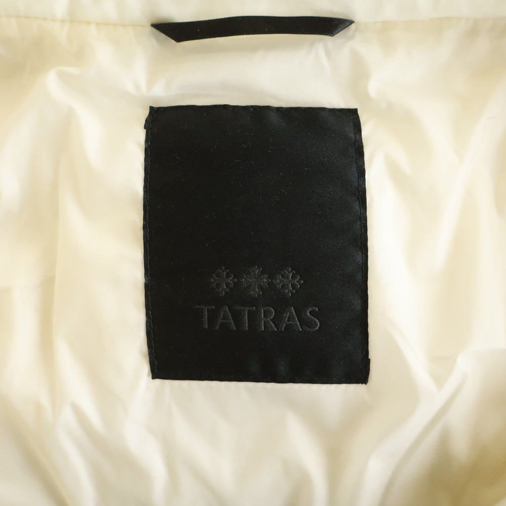 TATRAS(タトラス) GANO DOWN JACKET ガノ ダウンジャケット コート ファー フード ナイロン ライトベージュ LTAT23A4867-D レディース