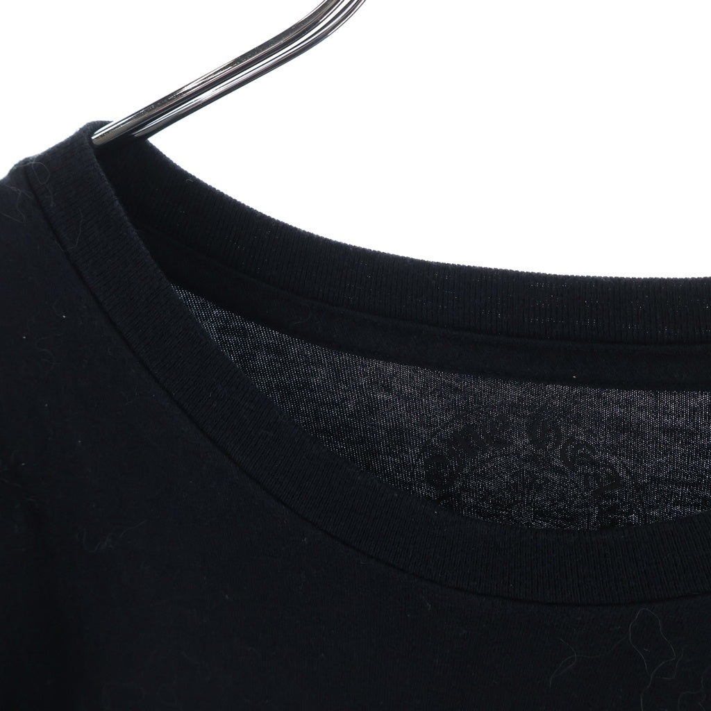 CHROME HEARTS(クロムハーツ) ロゴプリント コットン半袖Tシャツ ブラック #M