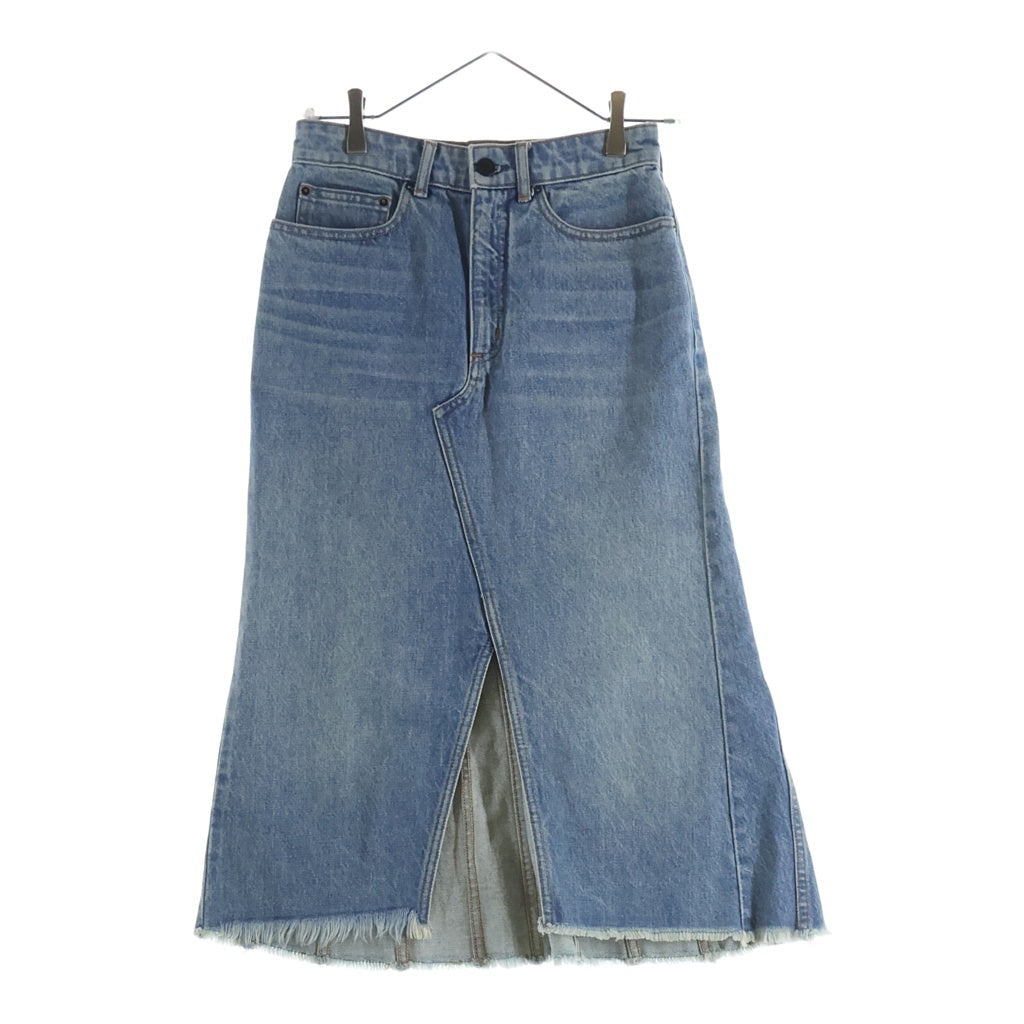 ALEXANDER WANG(アレキサンダーワン) デニムロングスカート インディゴブルー #26 レディース
