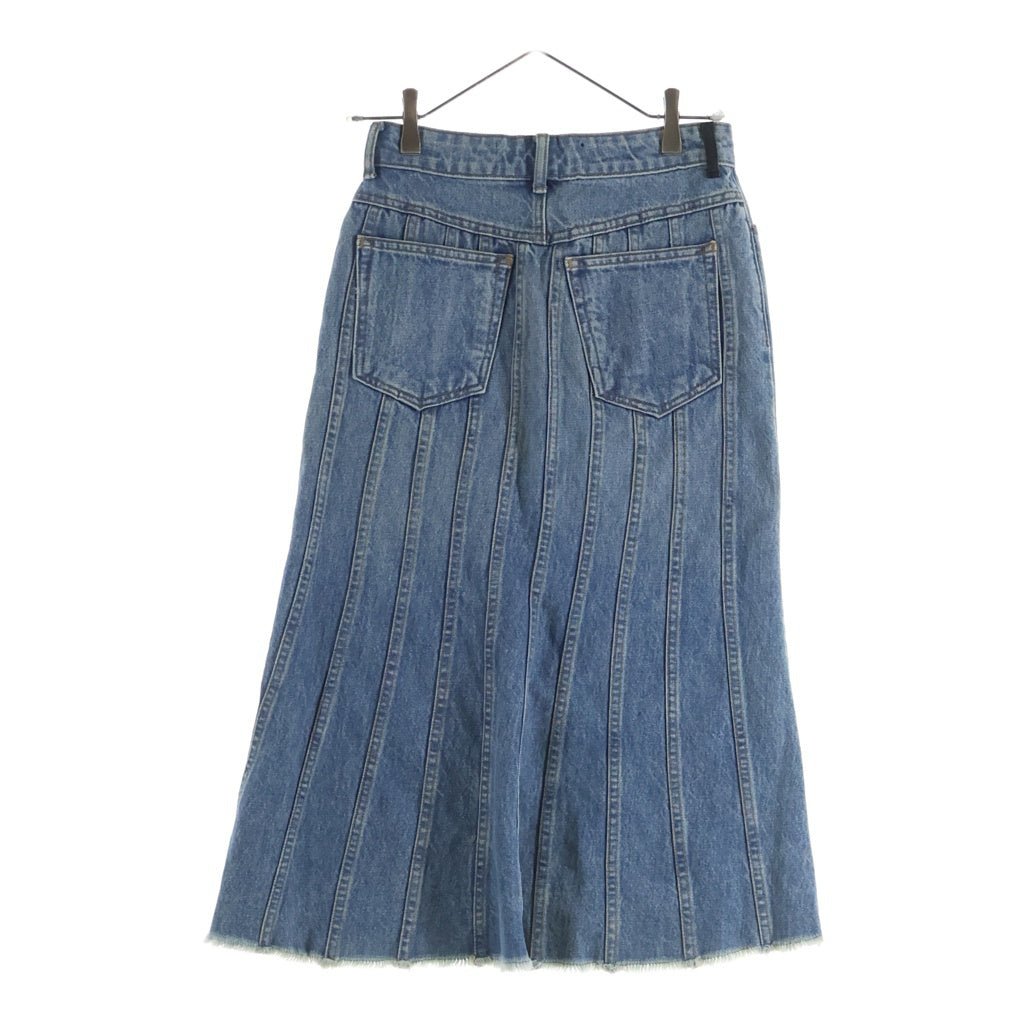 ALEXANDER WANG(アレキサンダーワン) デニムロングスカート インディゴブルー #26 レディース
